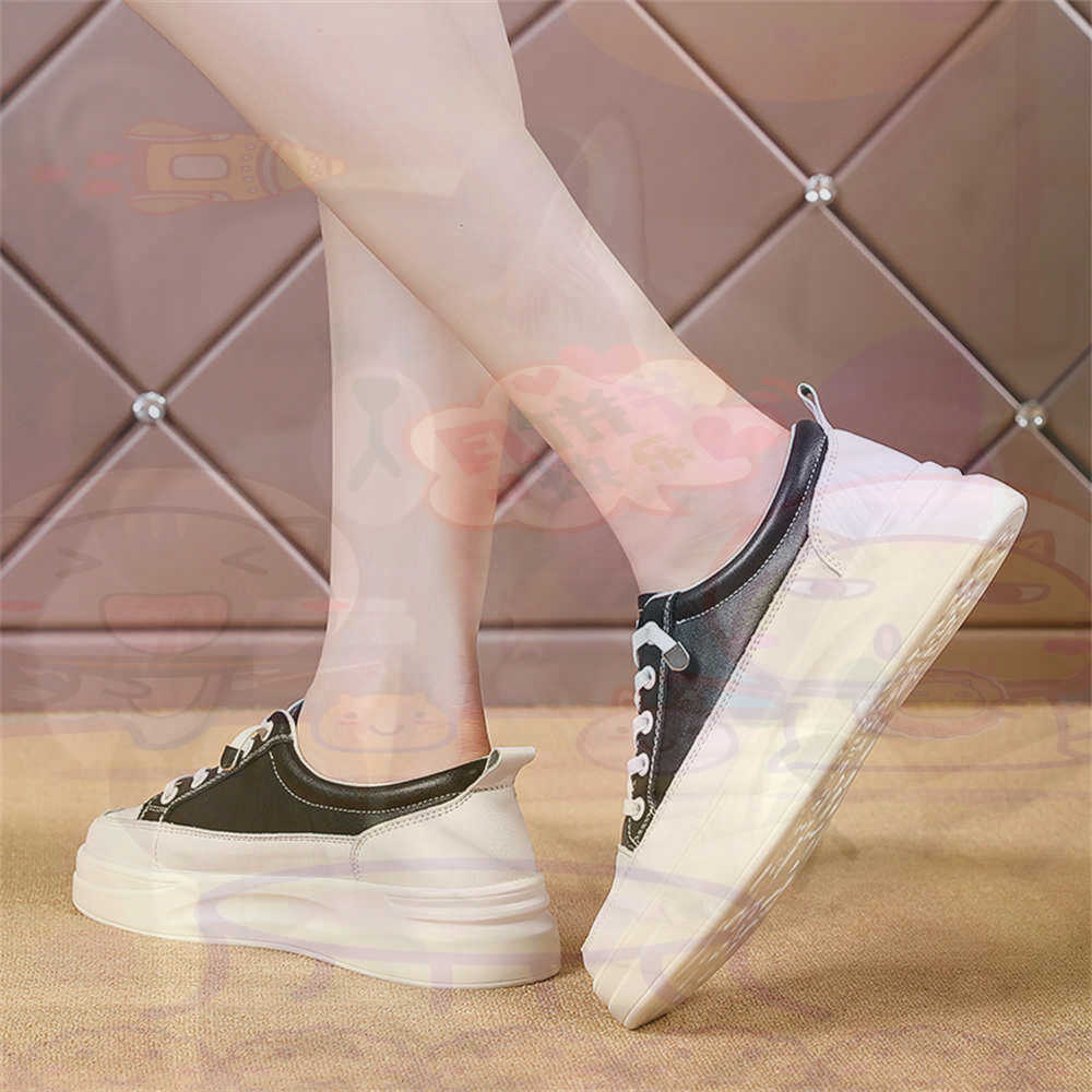 Streetwear Brand Drops - Mocassins épais à lacets pour femmes,