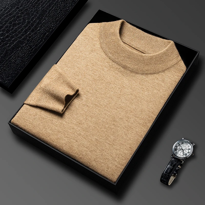Streetwear Brands - Pull en tricot demi-col roulé pour