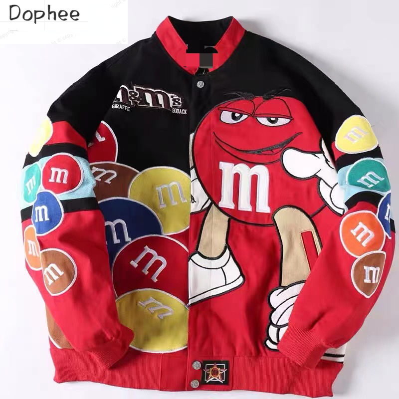 Streetwear Brands - Vestes brodées Hip Hop pour Couple,