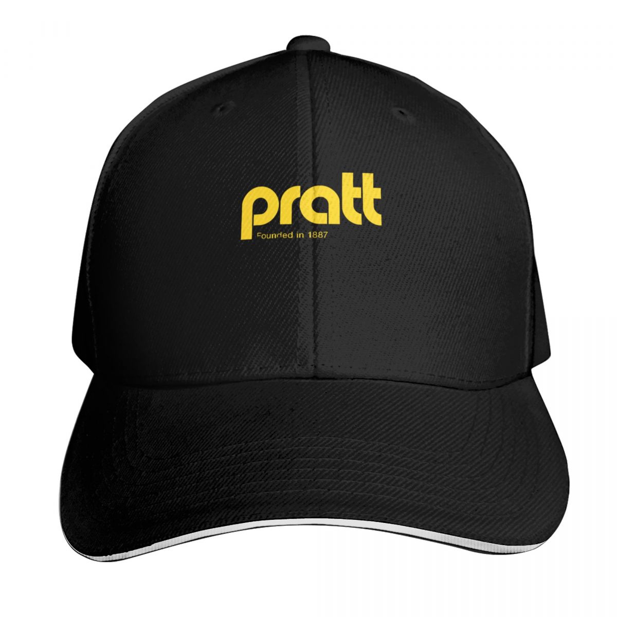 Cap Streetwear Brand - Casquette de Baseball rétro dorée Pratt,
