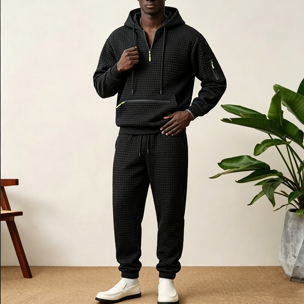 Streetwear Zipper - Ensemble de survêtement 2 pièces pour