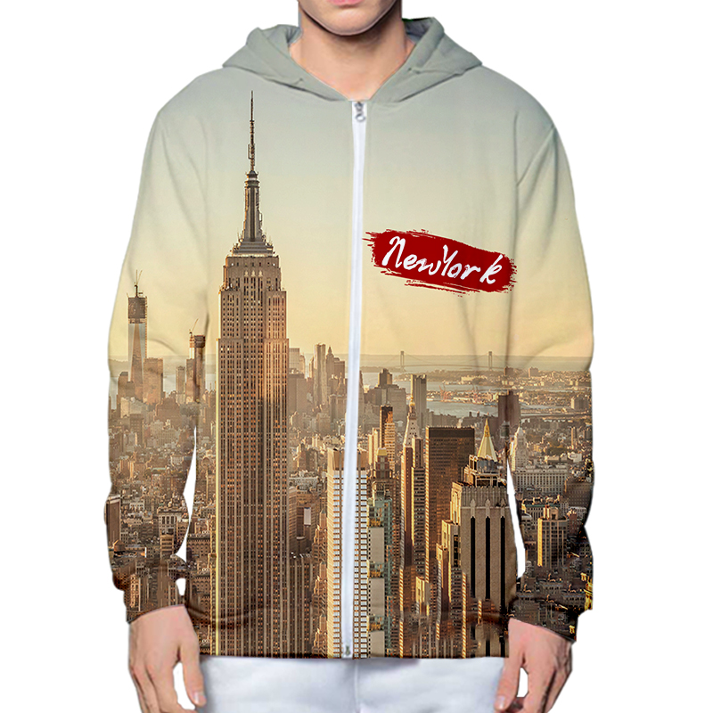 Streetwear Brand New York - Automne hiver 3D imprimé New York