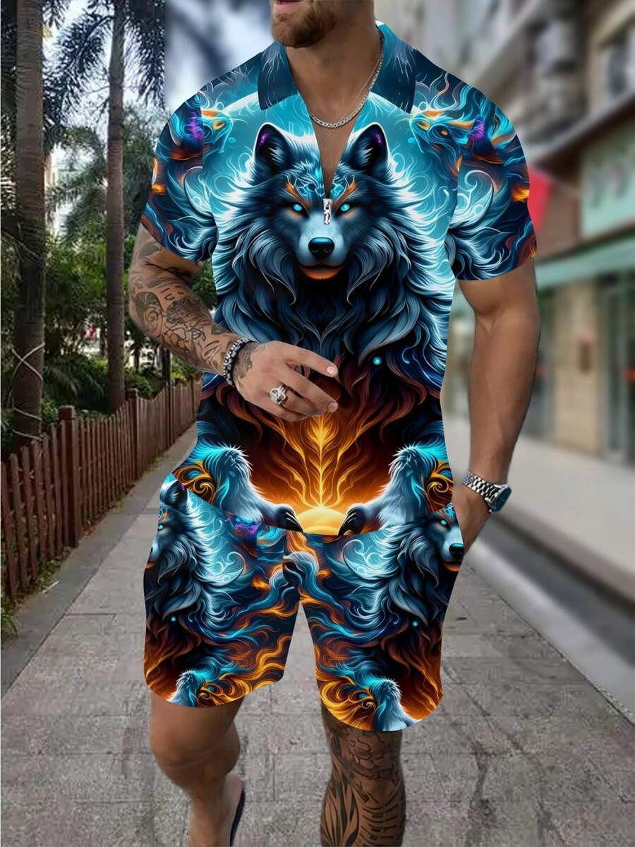 Ensemble polo et short pour ho - Streetwear Zipper avis et prix