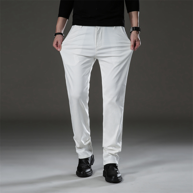 Pantalon droit en coton pour h - Streetwear Brand Pants avis et prix