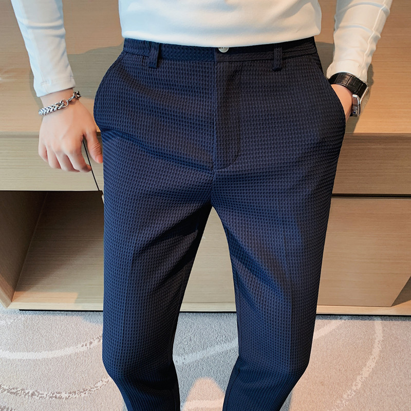 Pantalon gaufré extensible pou - Streetwear Brand Pants avis et prix