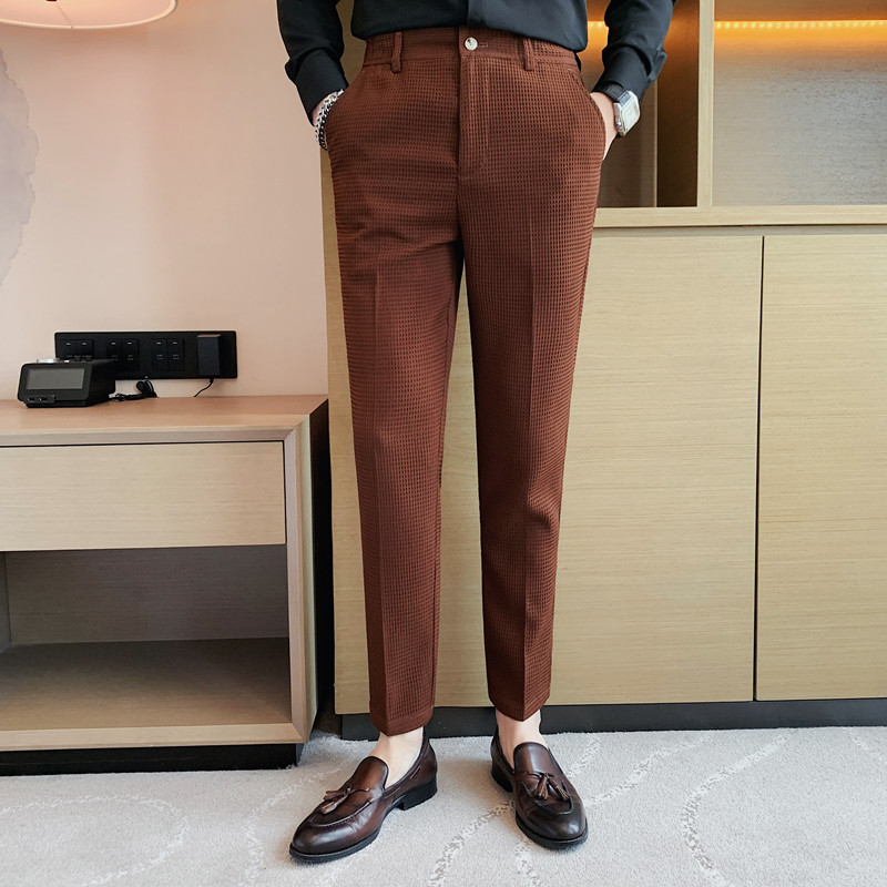 Pantalon gaufré extensible pou - Streetwear Brand Pants avis et prix