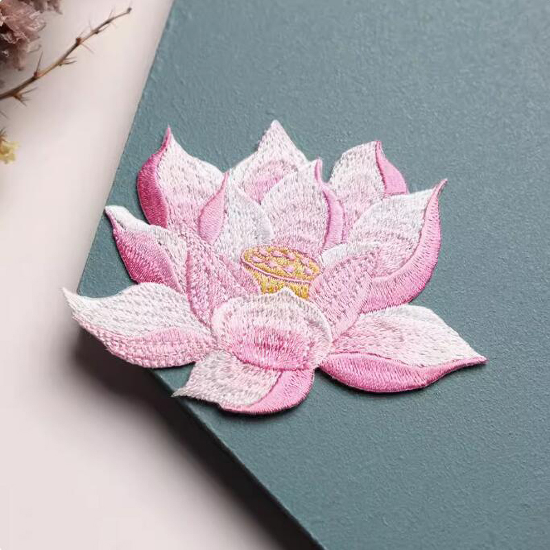 Patch fleur de Lotus rose pour - Streetwear Brand Stickers avis et prix