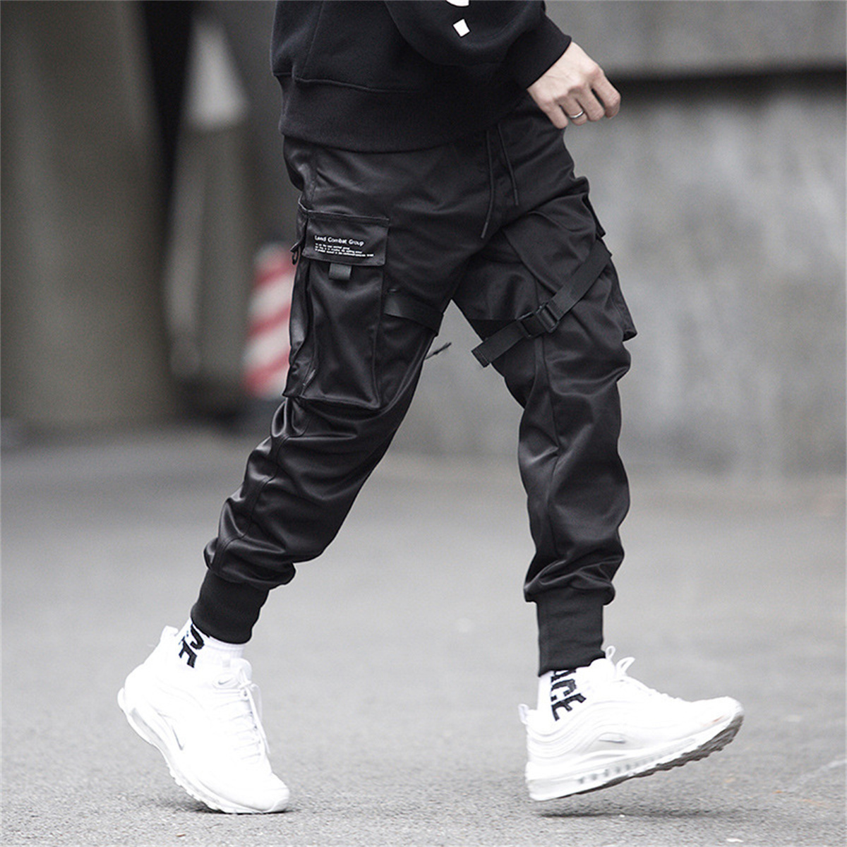 Pantalon Cargo Hip Hop noir, p - Gothic Streetwear Brand avis et prix
