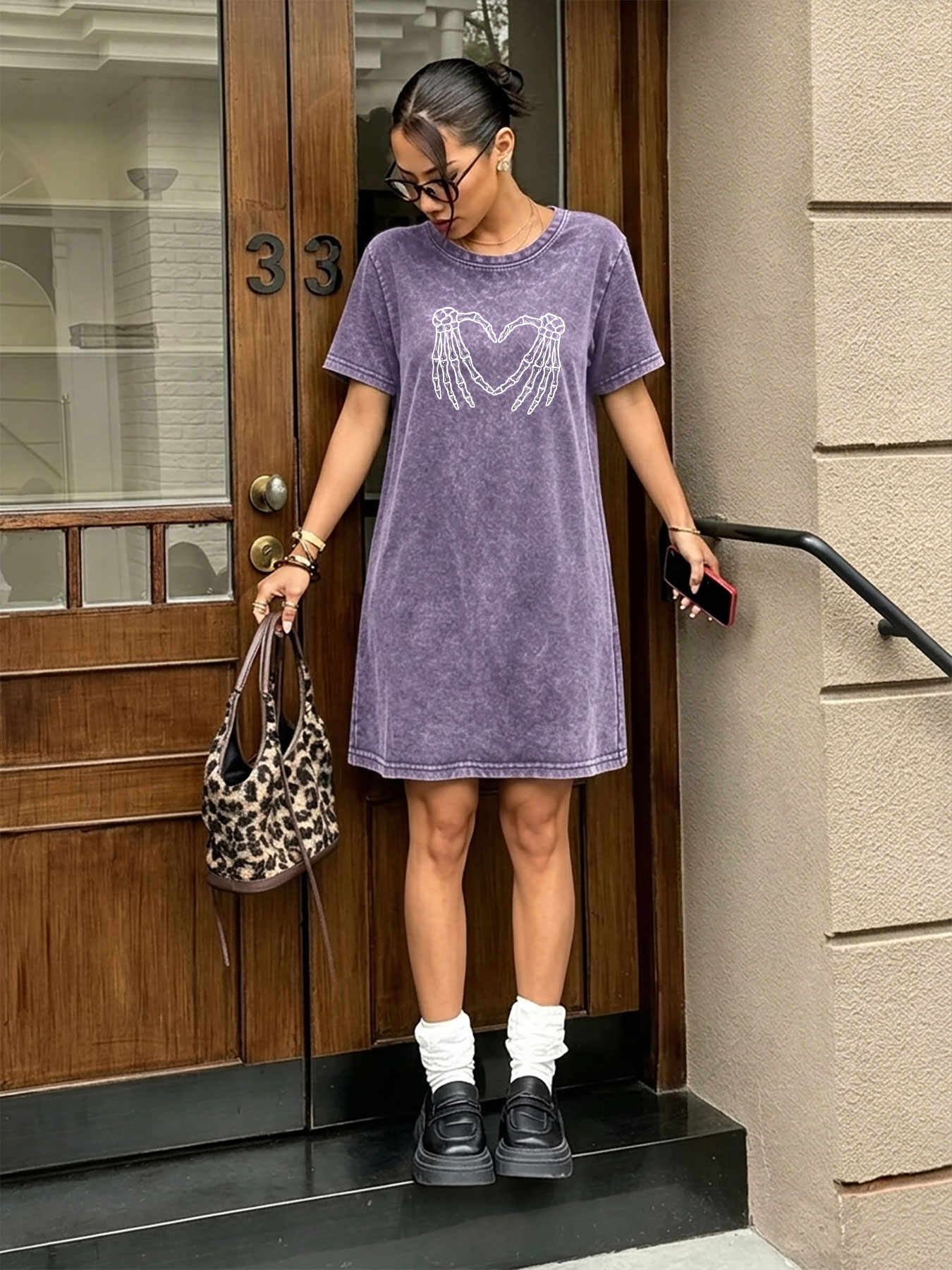 Robe T-shirt vintage délavée e - Streetwear Brand Heart avis et prix