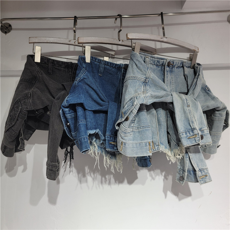 Shorts en jean pour femme, cou - Streetwear Brand Pants avis et prix