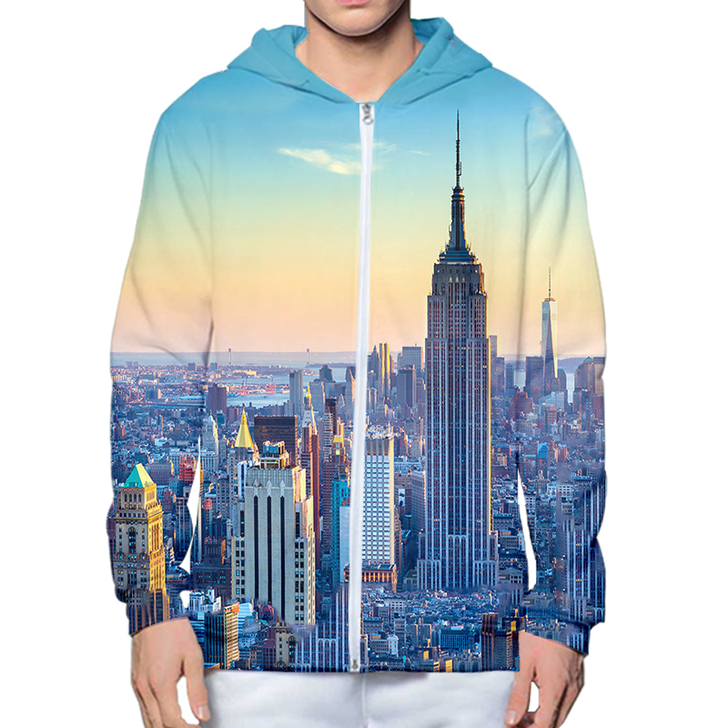 Automne hiver 3D imprimé New Y - Streetwear Brand New York avis et prix