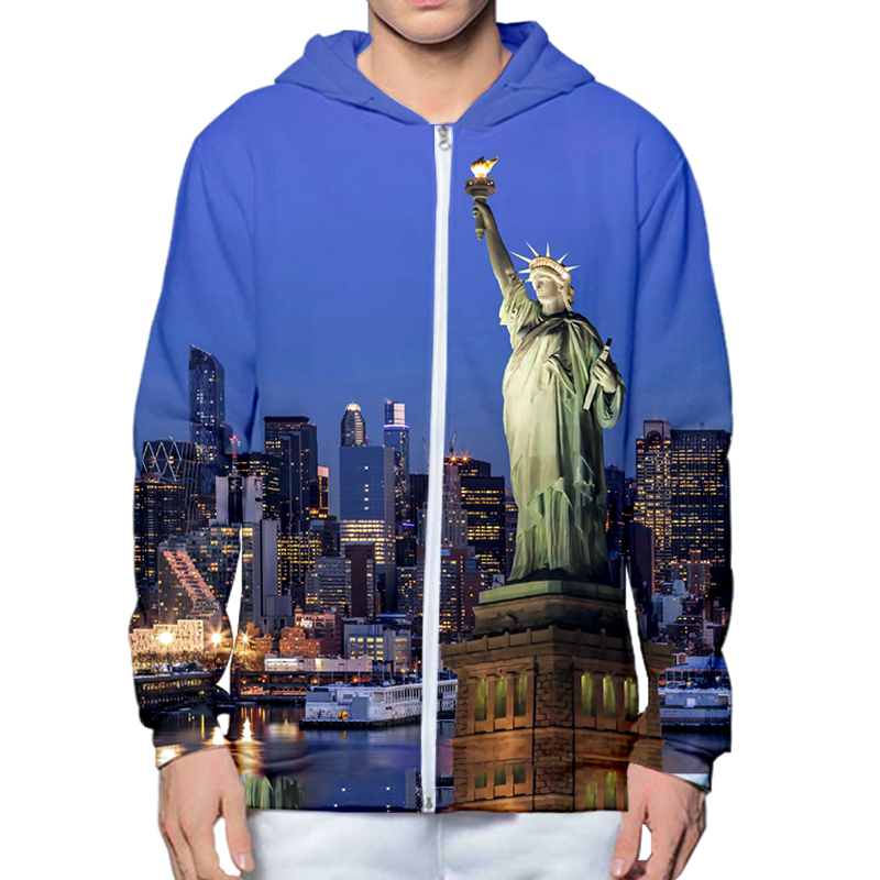 Automne hiver 3D imprimé New Y - Streetwear Brand New York avis et prix
