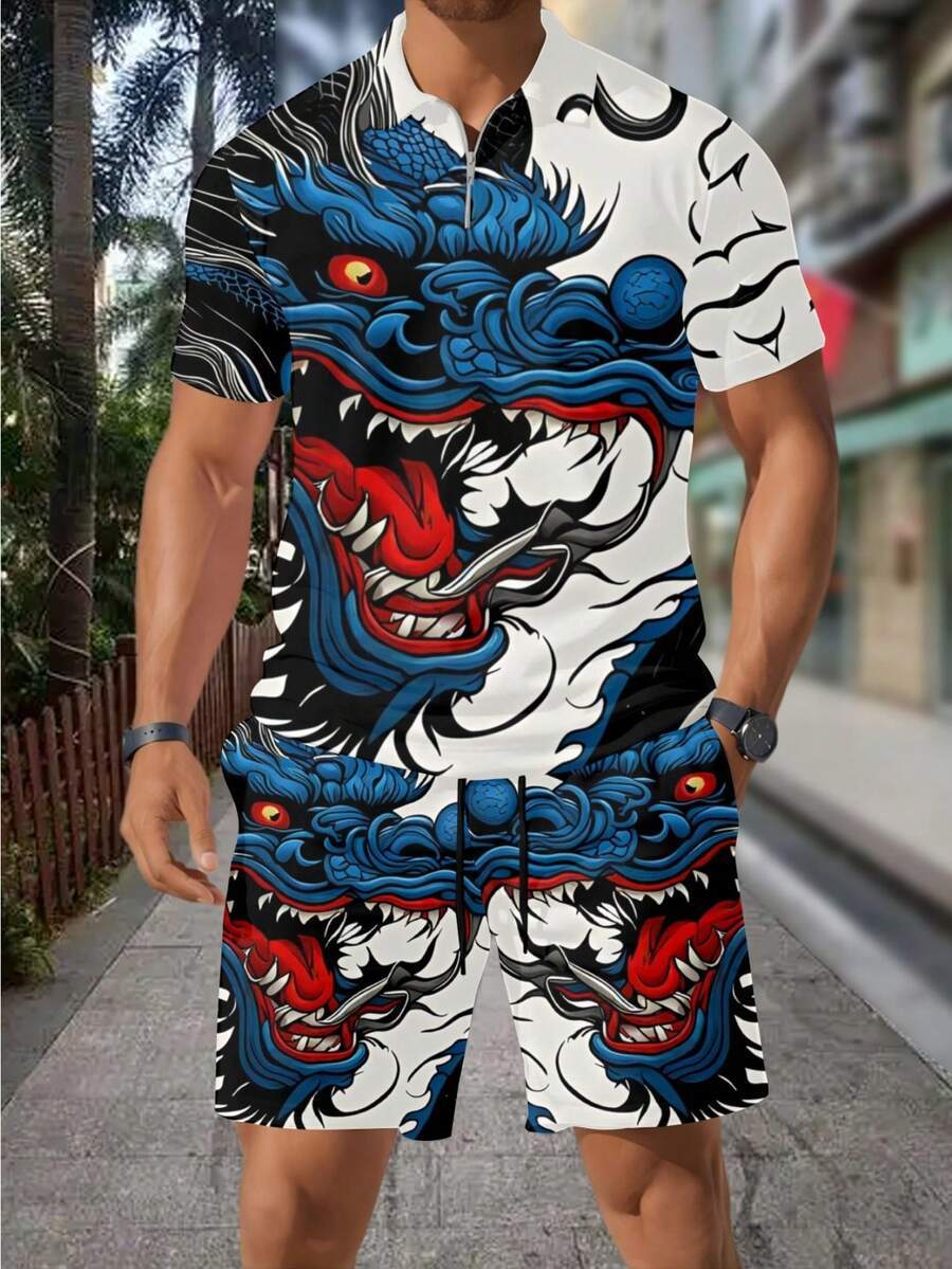 Ensemble polo et short pour ho - Streetwear Zipper avis et prix