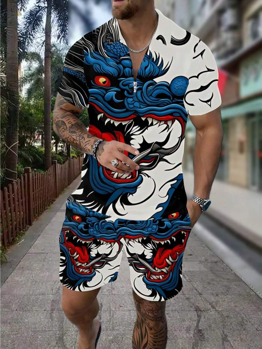 Ensemble polo et short pour ho - Streetwear Zipper avis et prix