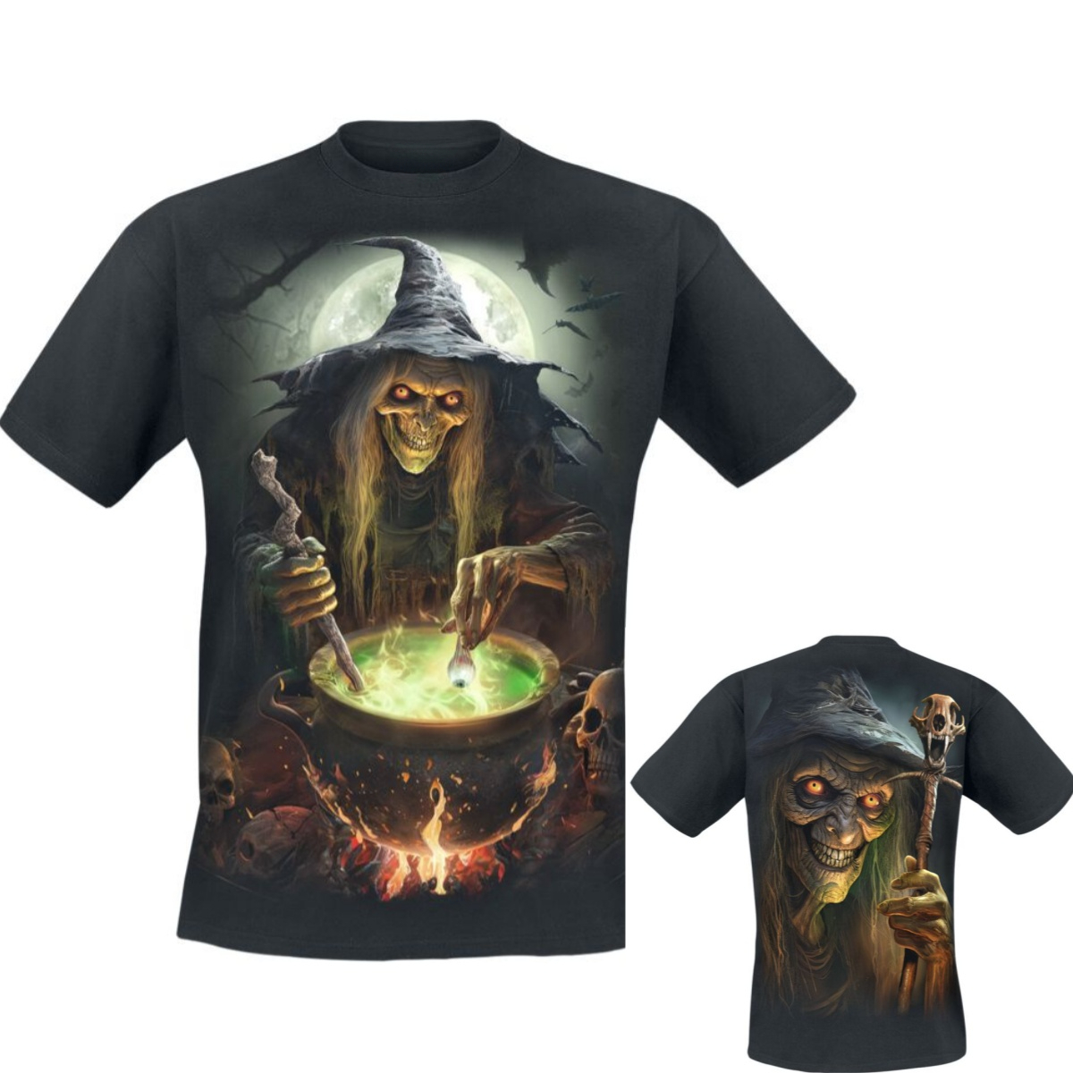 T-Shirt en coton avec image sp - Gothic Streetwear Brand avis et prix