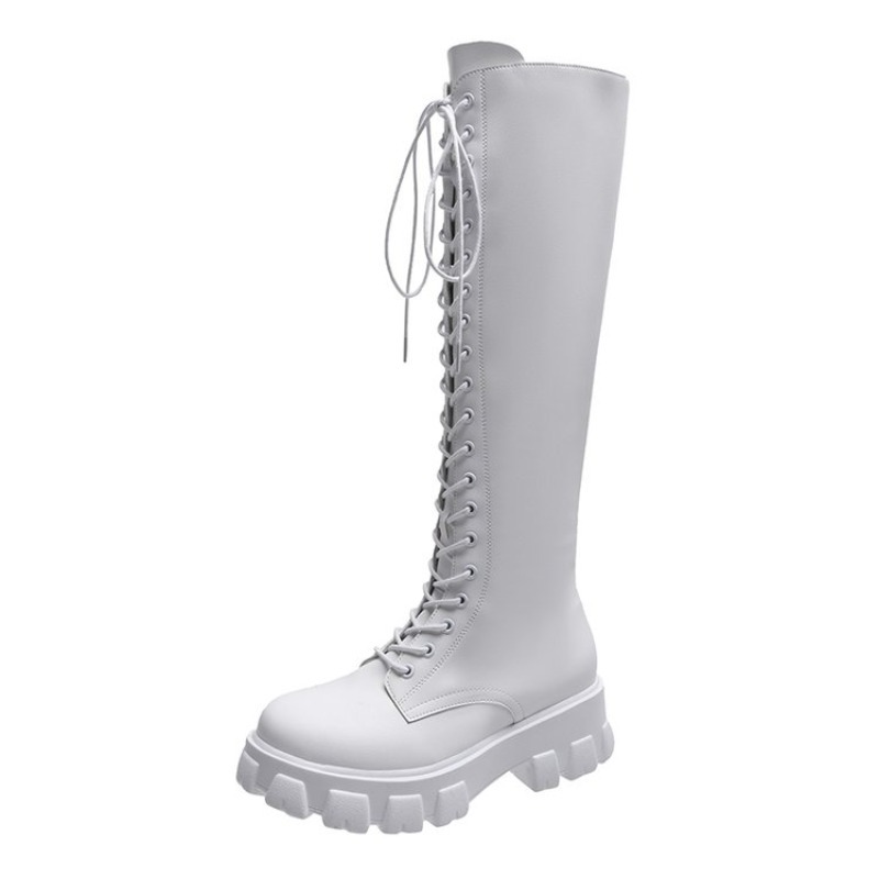 Bottes hautes pour femmes à la - Streetwear Zipper avis et prix